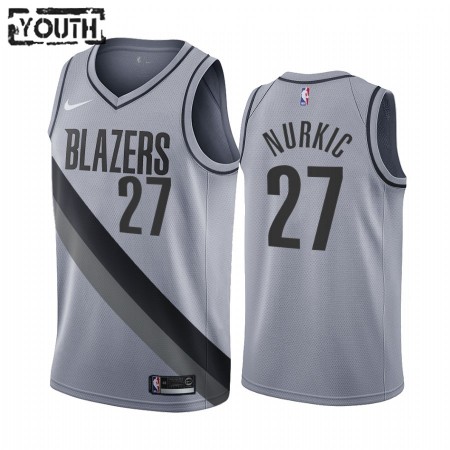 Maillot Basket Enfant Portland Trail Blazers Jusuf Nurkic 27 2020-21 Earned Edition Swingman